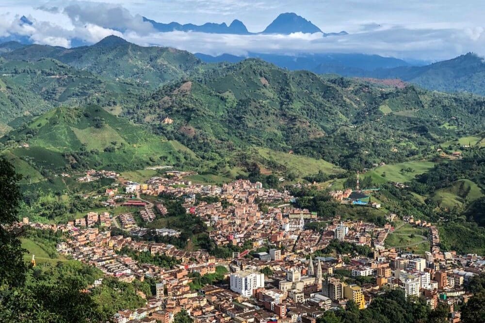 Andes Antioquia vista aérea